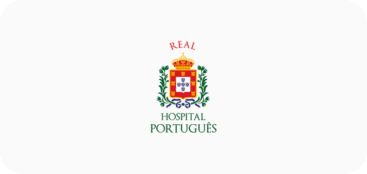 logo da nossa parceira Real hospital português