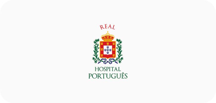 logo da nossa parceira Real hospital português